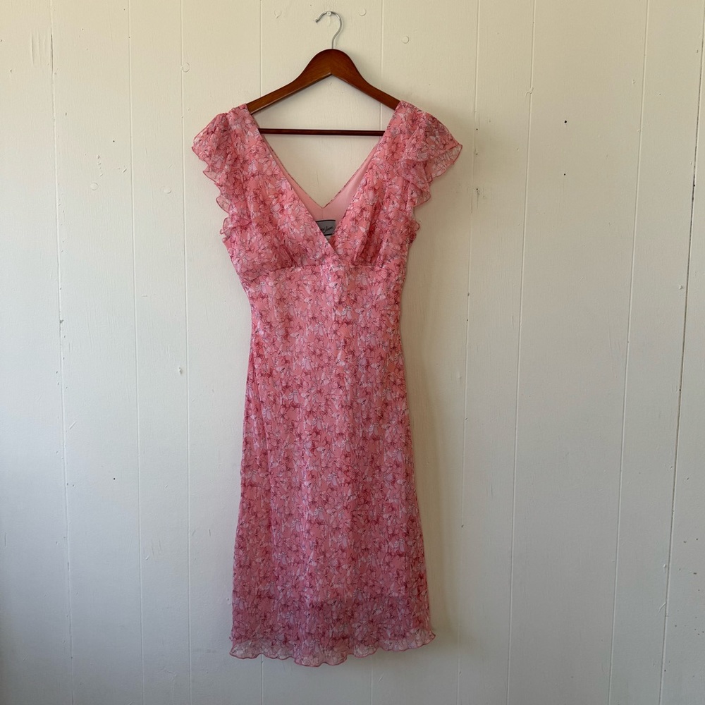 Vintage 90s Breakin Loose Buttterfly Summer Dress 11 / 12 Y2K